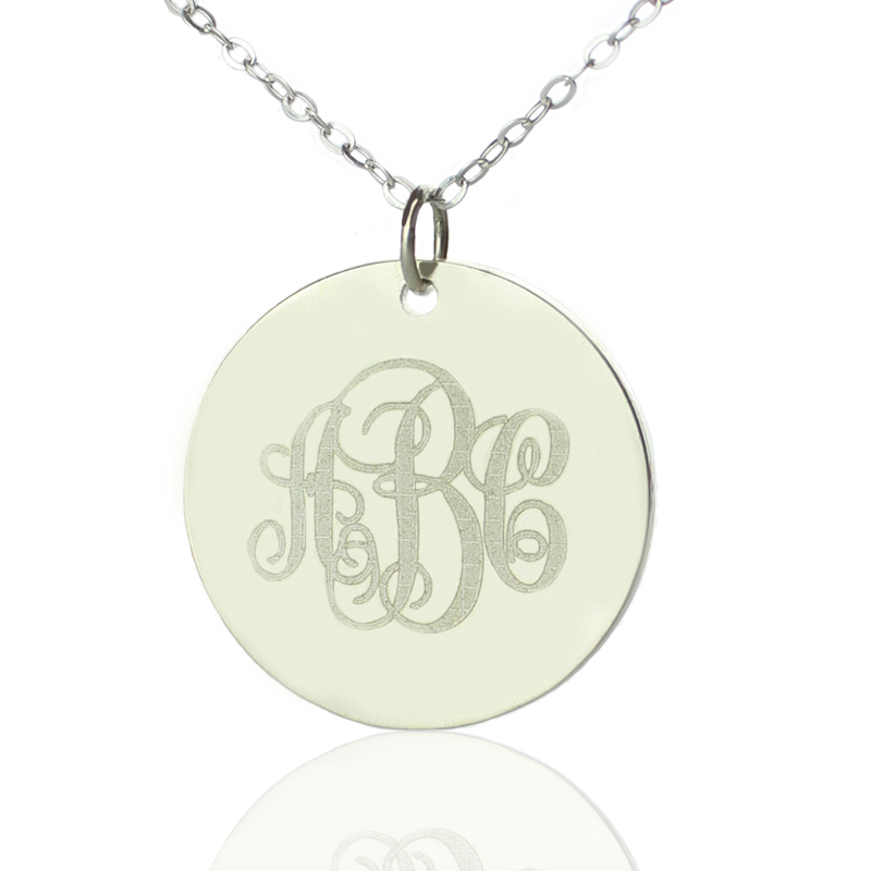 Handmade Monogram Necklace