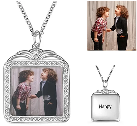 Personalized Photo Necklace