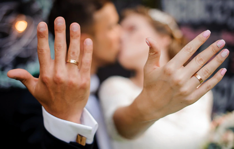 Couple's Matching Promise Ring 