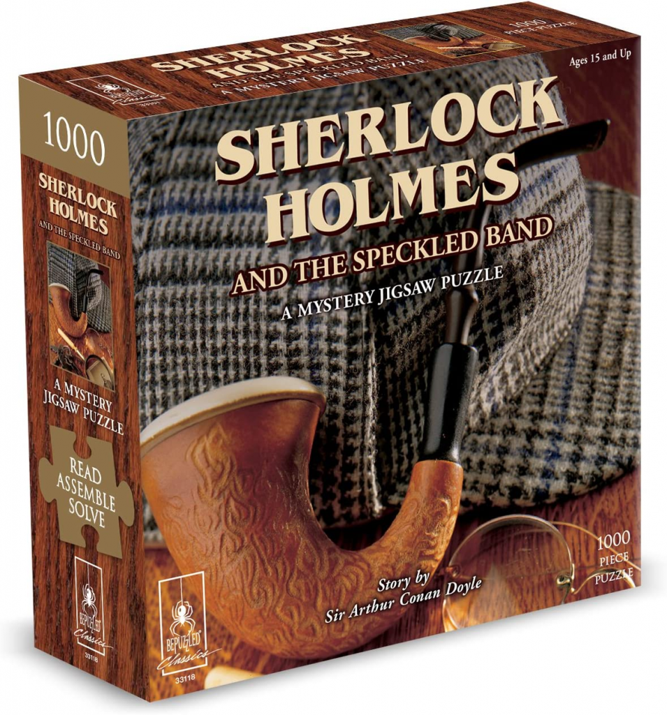 Bepuzzled Classic Mystery Jigsaw Puzzle - Sherlock Holmes, 1000