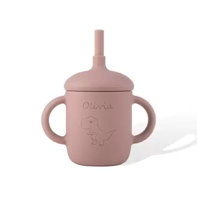 Custom Baby Edible Silicone Animal Cup