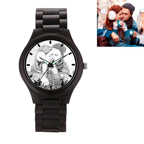 Customized Photo Wooden Watch