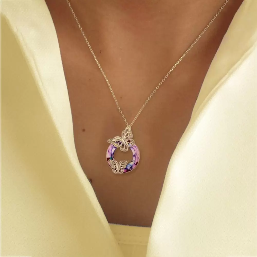 Crystal Butterfly Necklace