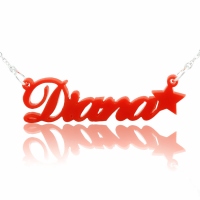 Acrylic Name Necklace